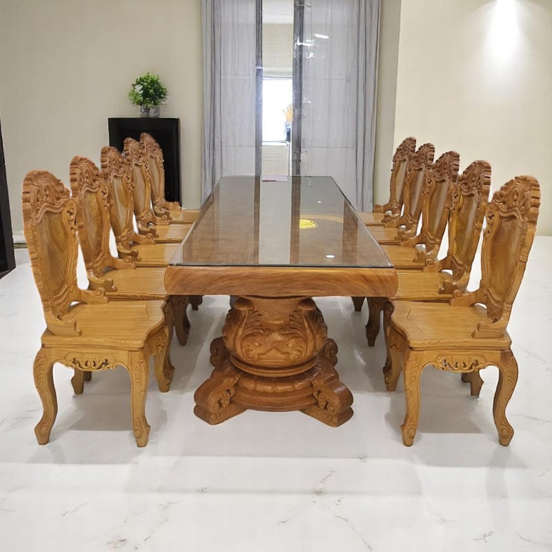 6 lợi ích khi lựa chọn bàn ăn tròn cho gia đình 4 Bàn ăn tròn