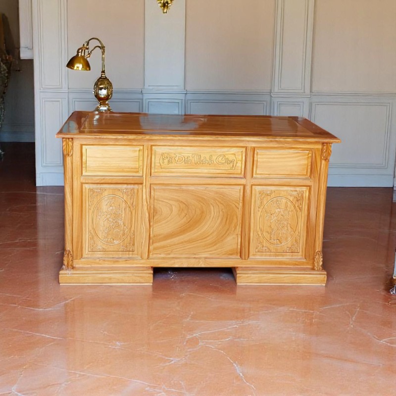 4 bàn giám đốc hiện đại nâng tầm không gian lãnh đạo 3 Bàn giám đốc hiện đại