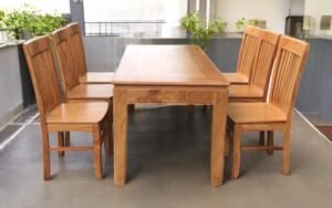 Bộ bàn ăn 6 ghế tại quận 7 đẹp, bền, sang trọng