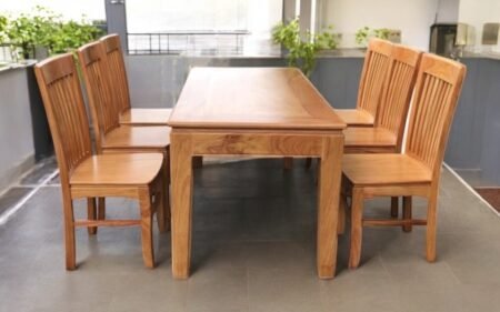 Bộ bàn ăn 6 ghế tại quận 7 đẹp, bền, sang trọng