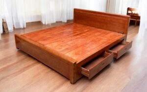 Giường ngủ gỗ óc chó tại Quận 5 đẳng cấp sang trọng