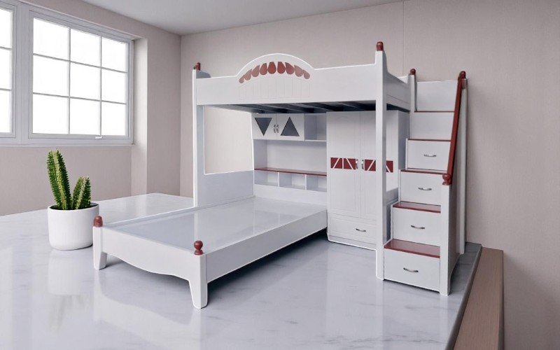5 lợi ích của việc dùng giường tầng đôi