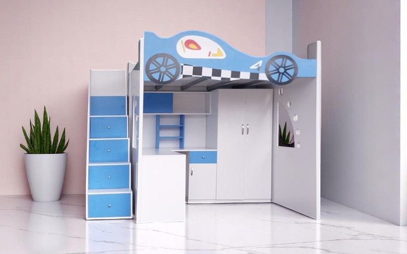 5 lợi ích của việc dùng giường tầng đôi