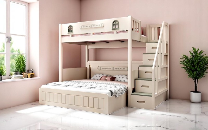 5 lợi ích của việc dùng giường tầng đôi
