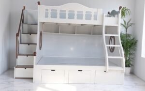 Giường tầng cho bé tại quận 8 nhỏ gọn dễ thương