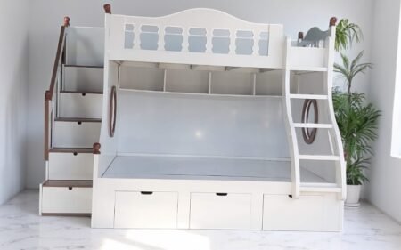 Giường tầng cho bé tại quận 8 nhỏ gọn dễ thương