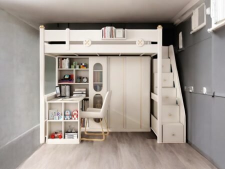 Giường tầng gỗ tại quận 10 bền đẹp tiết kiệm không gian