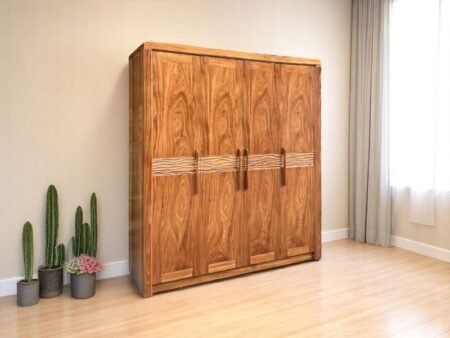 4 mẹo làm mới tủ quần áo cũ tiết kiệm chi phí