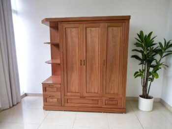 Tủ quần áo gỗ óc chó sang trọng hiện đại