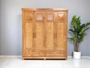 Cách sắp xếp tủ quần áo gỗ thông minh