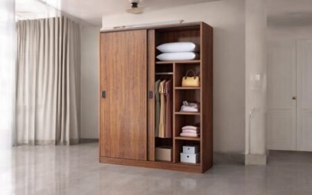 Mẫu tủ quần áo 3 buồng hiện đại tại TPHCM thiết kế đa năng tiện ích