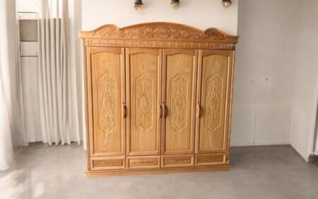 Mẫu tủ quần áo gỗ đẹp hiện đại tại TPHCM thiết kế sang trọng