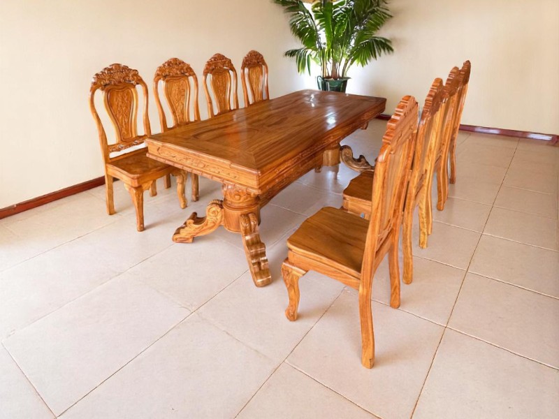 Bàn ăn gỗ tại Quận 1 đẹp sang trọng giá tốt 6 Bàn ăn gỗ tại Quận 1
