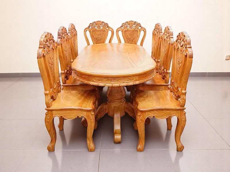 Bàn ăn gỗ tại Quận 3 đẹp hiện đại tiện nghi 4 Bàn ăn gỗ tại Quận 3