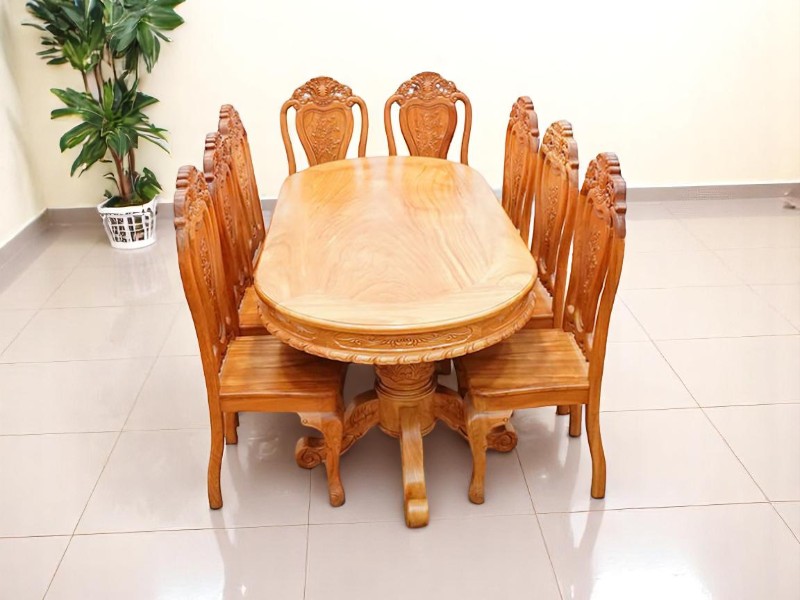 Bàn ăn gỗ tại Quận 3 đẹp hiện đại tiện nghi 2 Bàn ăn gỗ tại Quận 3