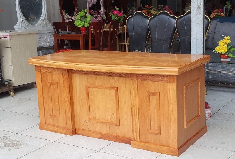 Bàn làm việc đẹp quận 2 hiện đại giá hấp dẫn Bàn làm việc gỗ công nghiệp phủ melamine giá rẻ bền đẹp
