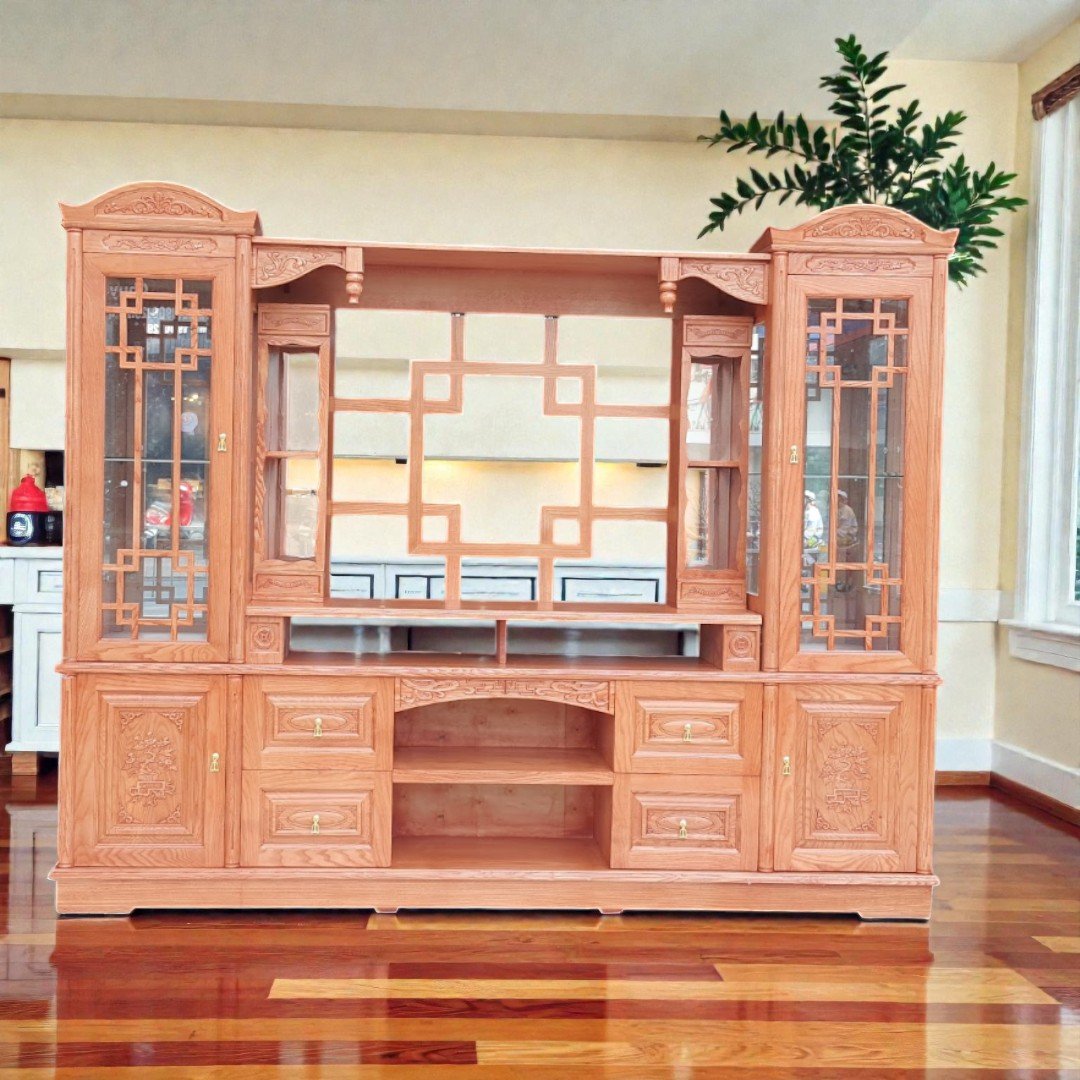 Kệ tivi tủ rượu âm tường tiết kiệm diện tích cho chung cư