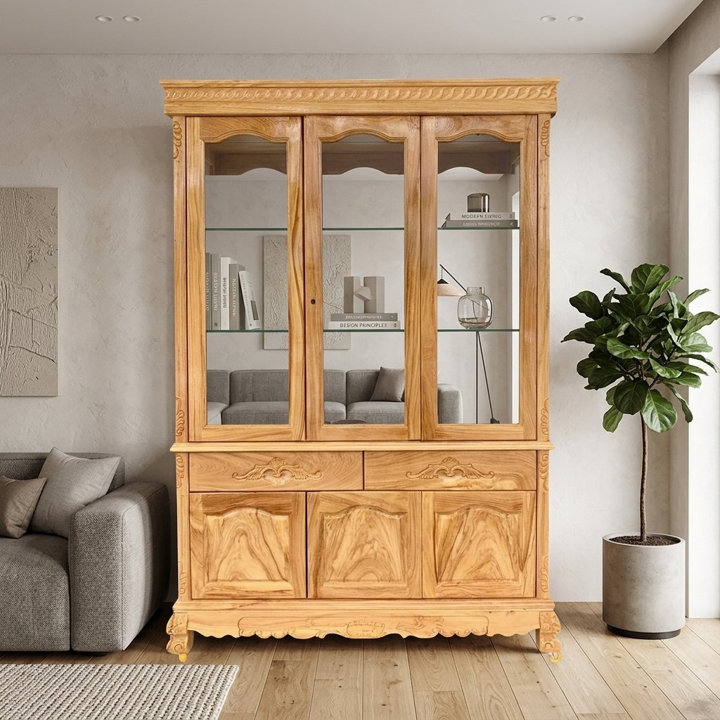 Mẫu tủ rượu phòng khách đẹp