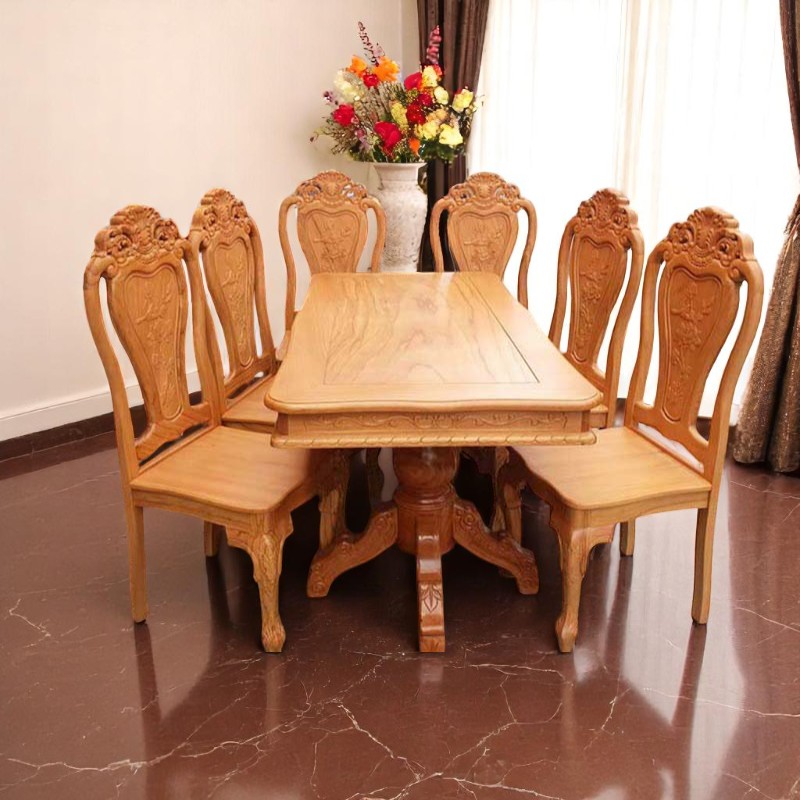 6 mẹo bố trí bàn ăn gỗ tối ưu giúp căn bếp thêm sang trọng 2 Mẹo bố trí bàn ăn gỗ tối ưu