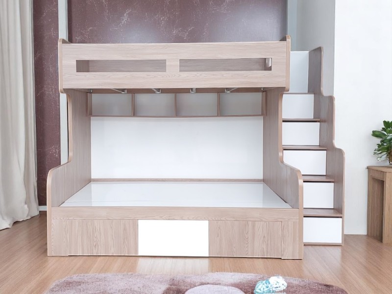 7 mẹo sắp xếp giường tầng cho phòng nhỏ tiện nghi, thoáng đãng 4 Mẹo sắp xếp giường tầng cho phòng nhỏ