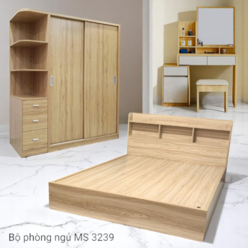Bộ giường ngủ hiện đại MS 3239 Bộ giường ngủ hiện đại