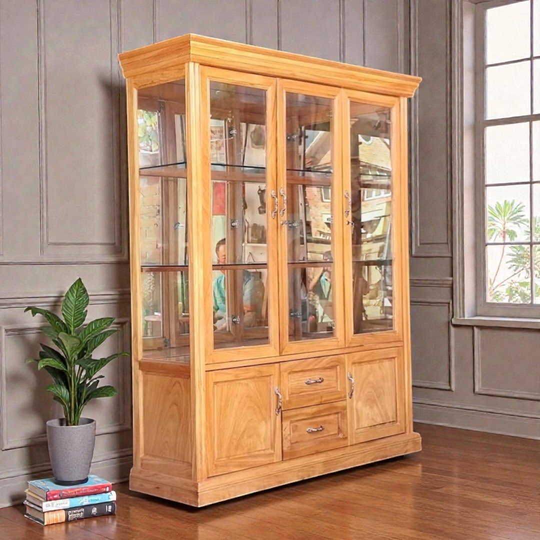 Tủ rượu gỗ gõ đỏ cao cấp thiết kế sang trọng bằng gỗ tự nhiên