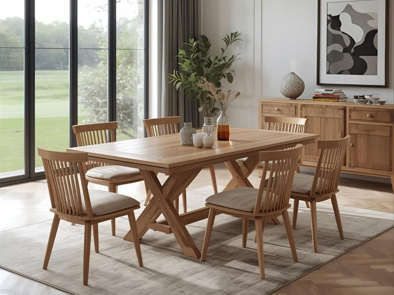 Hướng dẫn kiểm tra chất lượng khi mua bàn ăn gỗ tự nhiên