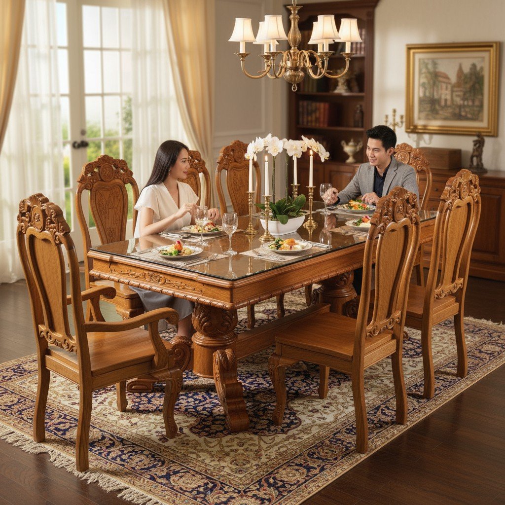 Kinh nghiệm mua bàn ăn gỗ