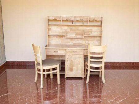 Bàn học kèm giá sách