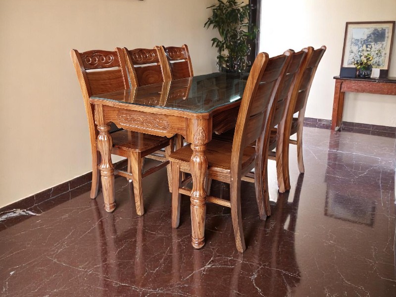 Bộ bàn ăn 6 ghế hiện đại 4 Bộ bàn ăn 6 ghế hiện đại