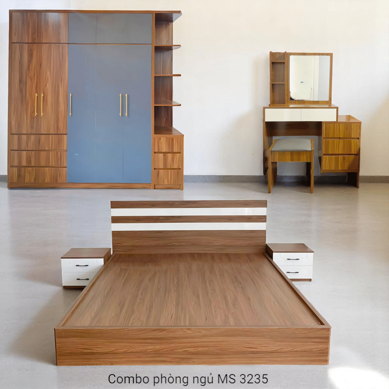 Combo phòng ngủ gỗ công nghiệp