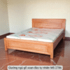 Giường gỗ xoan đào tự nhiên