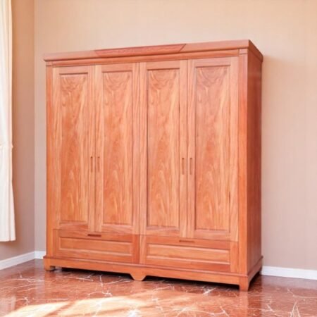 Combo giường tủ bàn trang điểm gỗ tự nhiên MS 3237 8 Combo giường tủ bàn trang điểm gỗ tự nhiên MS 3237