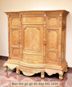 Bàn thờ gỗ gõ đỏ đẹp MS 2690