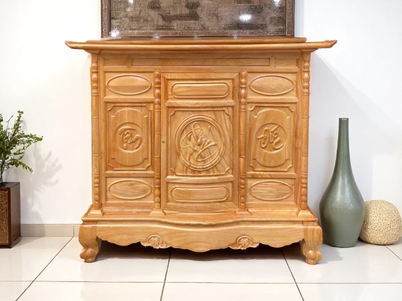 3 mẹo chống ẩm cho tủ thờ gỗ - Bảo vệ tủ thờ luôn bền đẹp 2 3 mẹo chống ẩm cho tủ thờ gỗ
