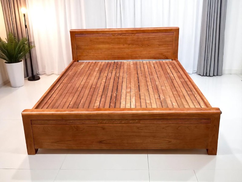 7 kiểu giường gỗ hiện đại đẹp - Tạo phong cách và sự sang trọng cho không gian sống của bạn 2 7 kiểu giường gỗ hiện đại đẹp