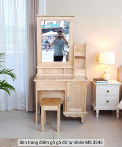 Bàn trang điểm gỗ gõ đỏ