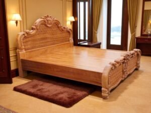 Cách giảm bụi trên giường gỗ