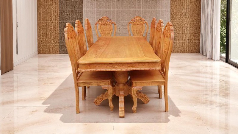 5 Cách phối ghế phù hợp bàn ăn gỗ hiện đại 2 Cách phối ghế phù hợp bàn ăn gỗ