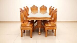 Cách phối ghế phù hợp bàn ăn gỗ