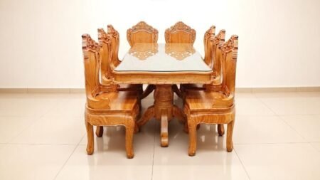 Cách phối ghế phù hợp bàn ăn gỗ