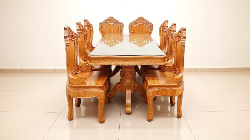 5 Cách phối ghế phù hợp bàn ăn gỗ hiện đại 6 Cách phối ghế phù hợp bàn ăn gỗ