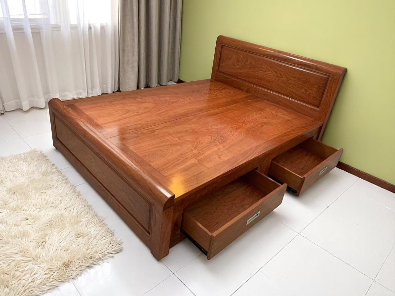 Giường gỗ tại Thủ Đức chất lượng