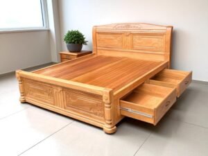 Giường ngủ gỗ công nghiệp tại quận 4