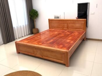 Giường ngủ gỗ tự nhiên giá rẻ