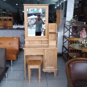 Bàn trang điểm gỗ gõ đỏ