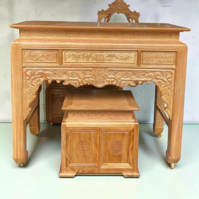 Kết hợp tủ thờ với các loại nội thất khác