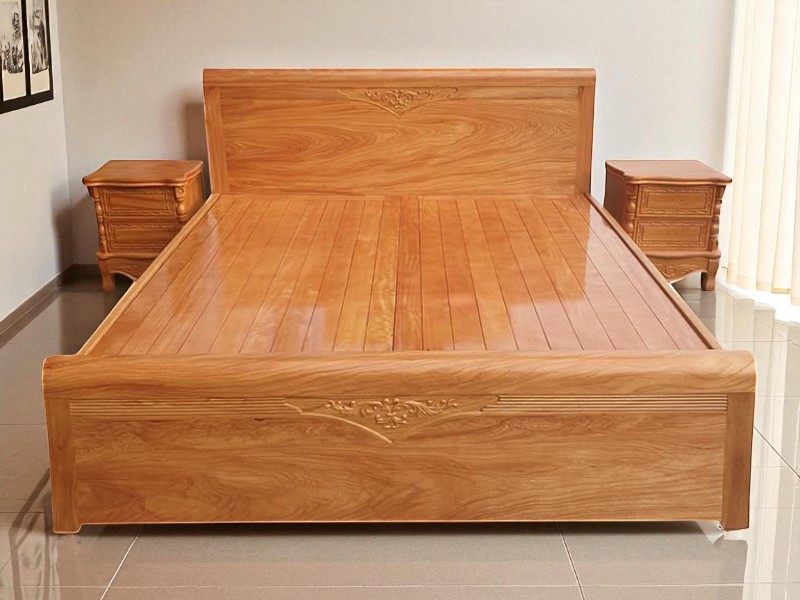 8 kiểu giường gỗ giúp tăng vận may và tài lộc 4 Kiểu giường gỗ giúp tăng vận may
