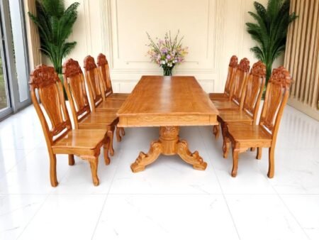 Lưu ý khi đặt bàn ăn gỗ trong nhà