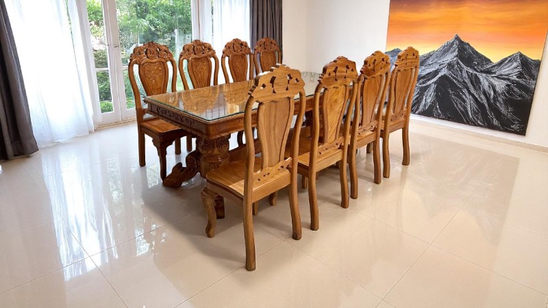 4 Mẫu bàn ăn gỗ hiện đại đang hot trên thị trường 6 Mẫu bàn ăn gỗ hiện đại đang hot